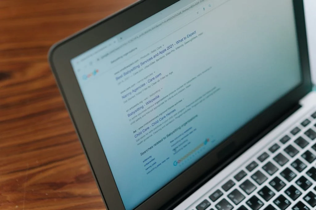 Google Search Screen